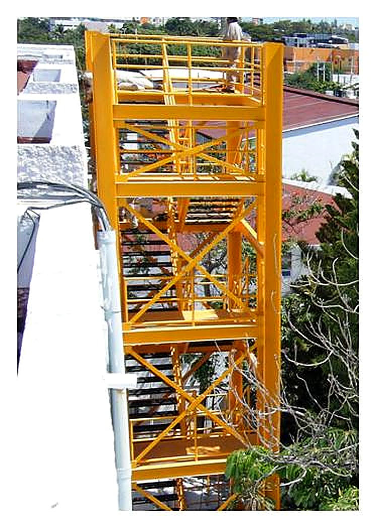 Estructura de salida de emergencia