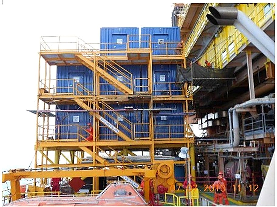 Contenedores habitacionales para operación industrial